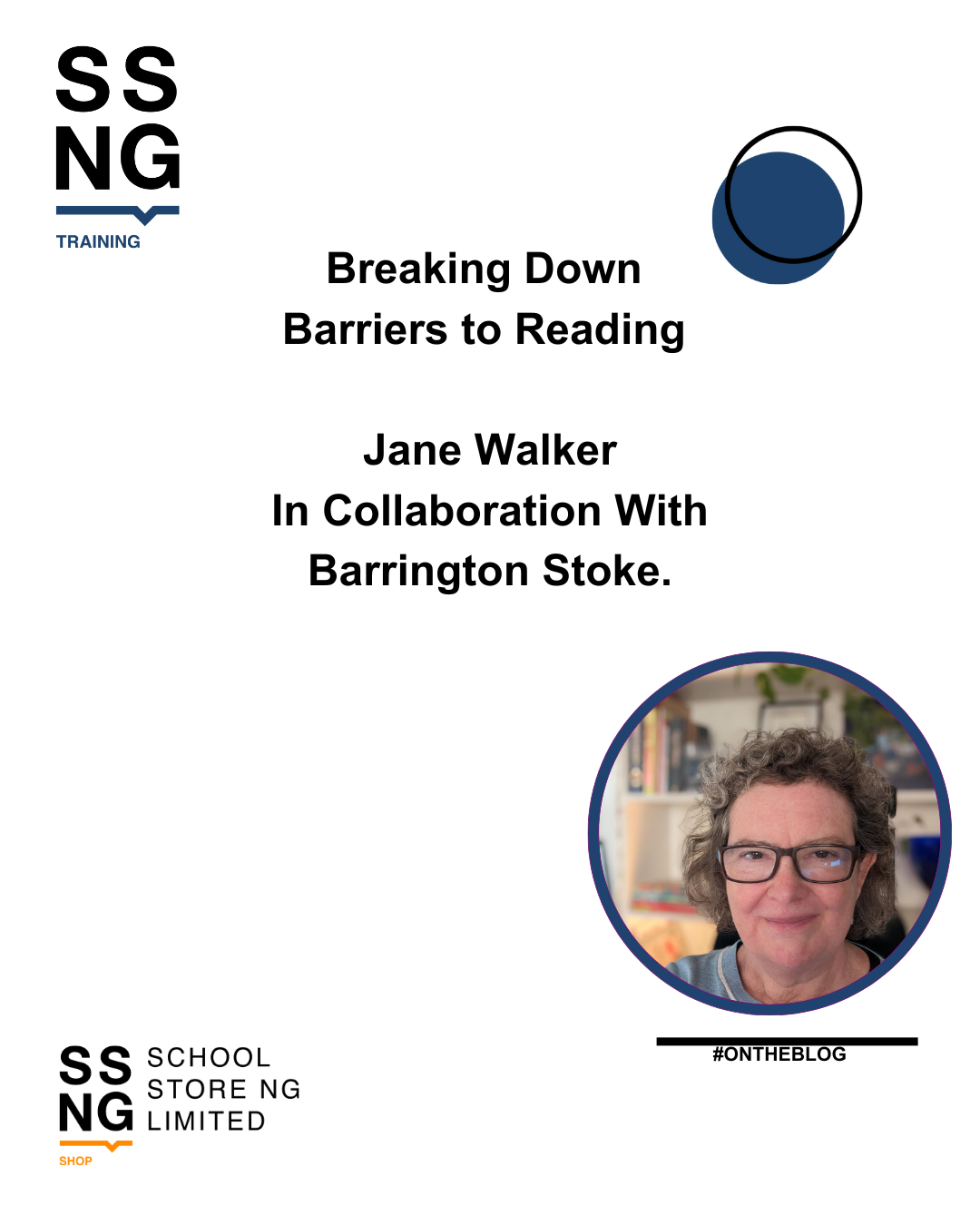 Breaking Down The Barriers To Reading With Jane Walker/Barrington Stoke